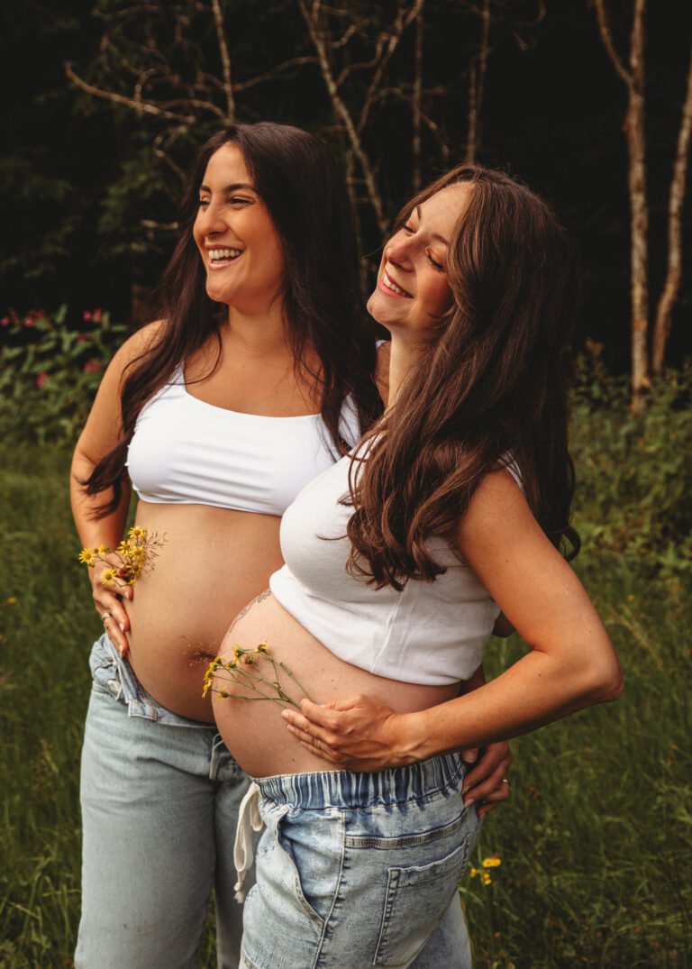 Beste Freunde Babybauch im Allgäu