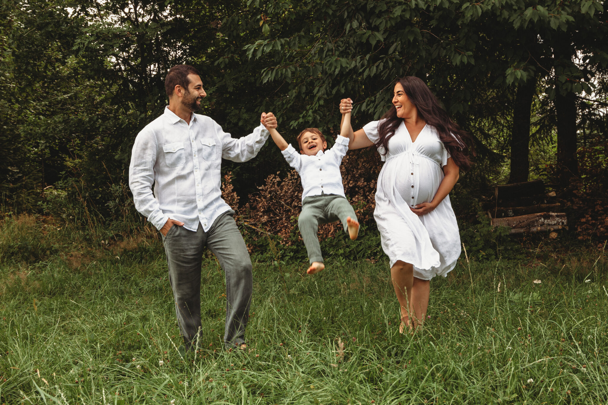 Familienshooting Allgäu Sonnenuntergang